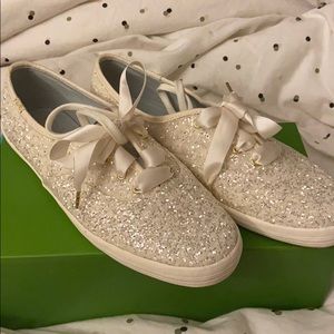 Brand new Kate spade glitter sneakers